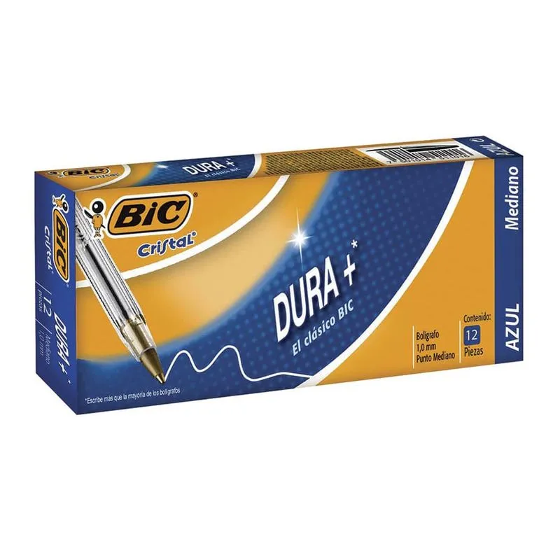 Bolígrafo Punto Mediano BIC c/12 Piezas Azul | CEI-0046