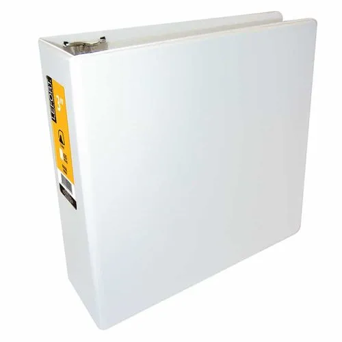 Carpeta con Argolla Tipo D con Ventana Tamaño Carta 3" Lefort Blanco | CEI-0050-1