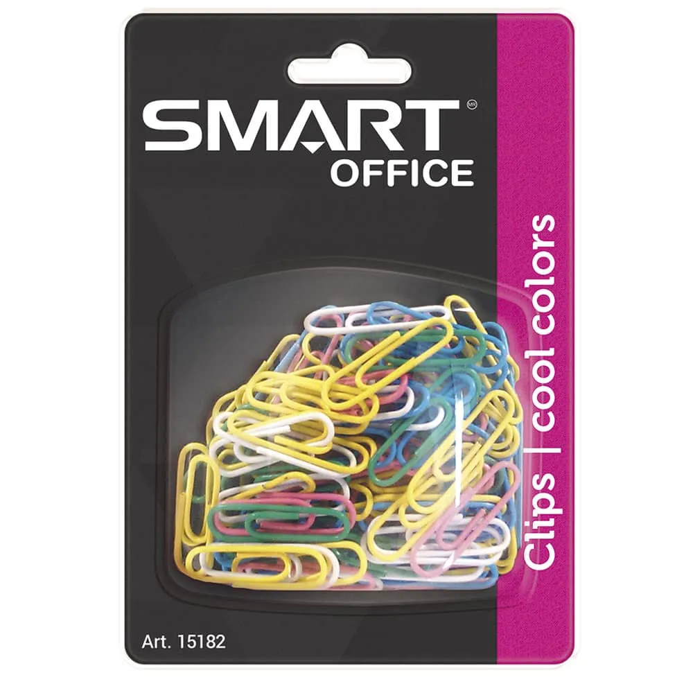 Clip Forrado Color Smart Blíster c/100 Piezas | CEI-0068-4