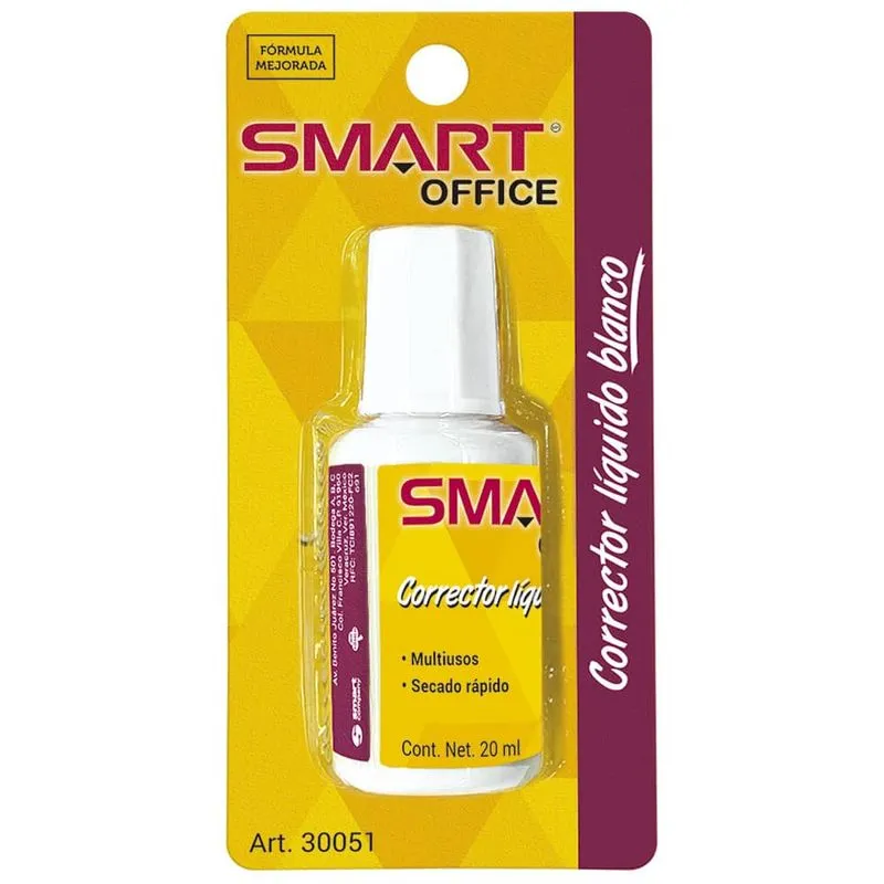 Corrector Líquido Smart 20 ml | CEI-0075-1
