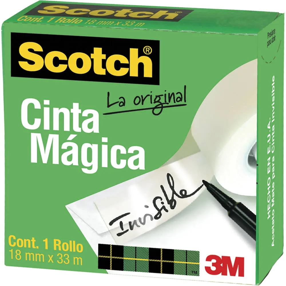 Cinta Adhesiva Mágica Scotch 810 de .18x33 m | CEI-0109-3
