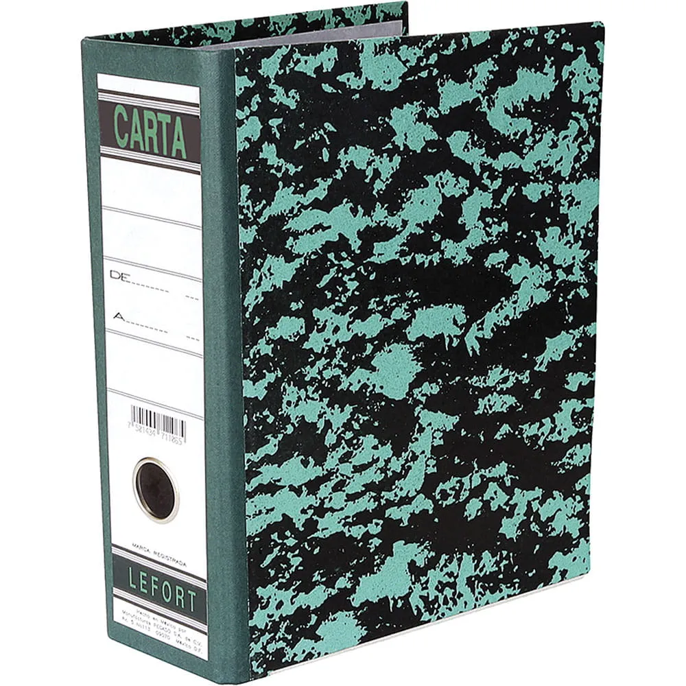 Archivador Lefort Tamaño Carta Verde | CEI-0182-1