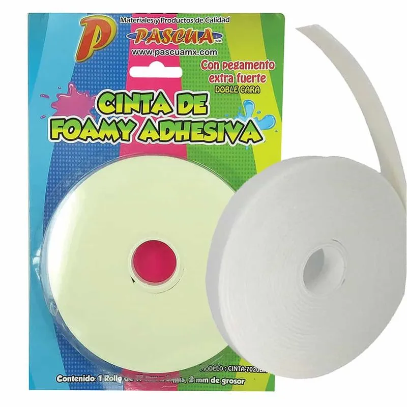 Cinta Adhesiva Doble Cara de Foamy Pascua de .19x5 m | CEI-0198