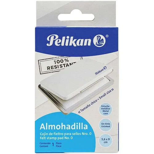 Cojín para Sellos Chico 5.6x9 cm Metálico Pelikan | CEI-0294