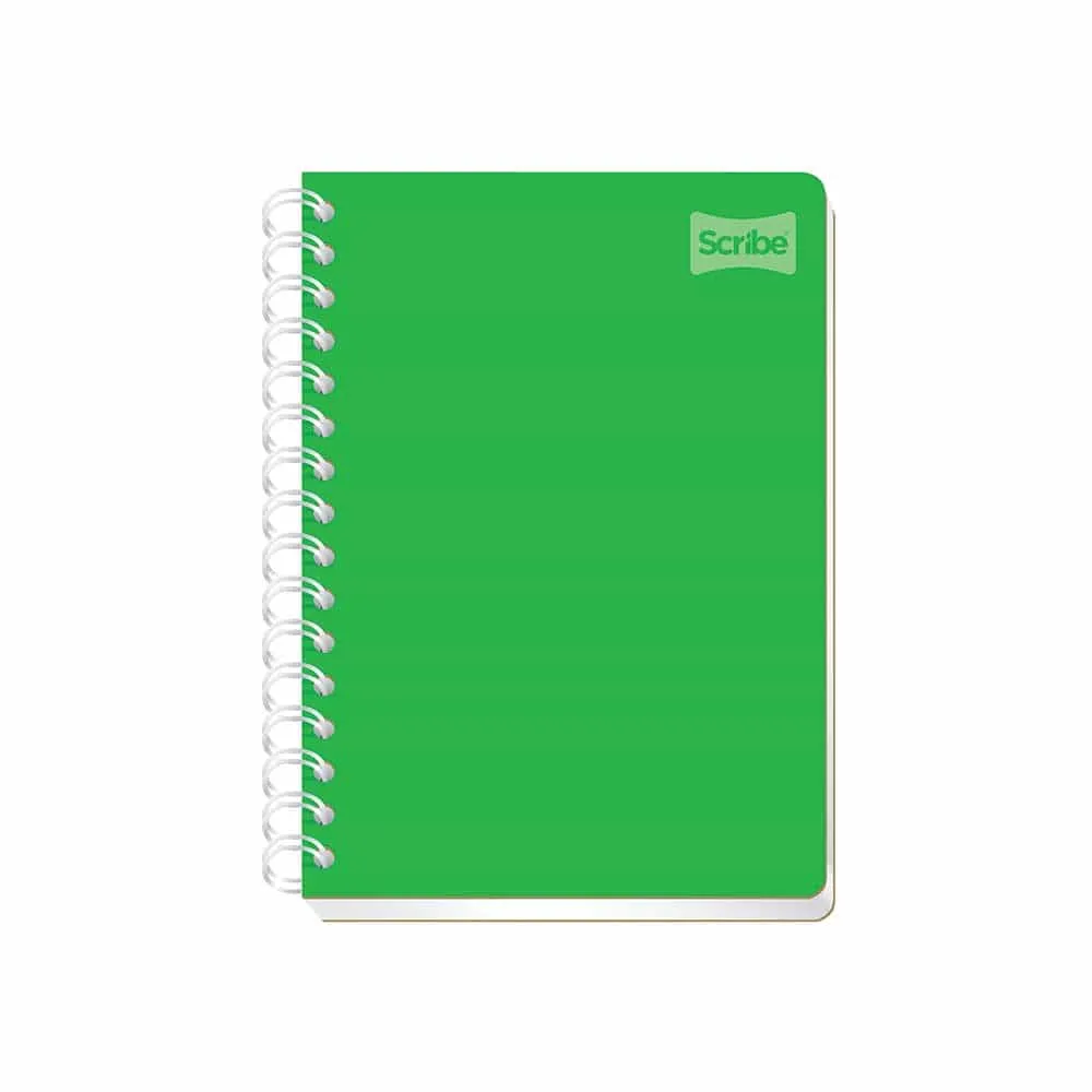 Cuaderno Espiral Doble Francés Cuadro chico c/100 Hojas Scribe Polycover (Color No Seleccionable) | CEI-0301-1