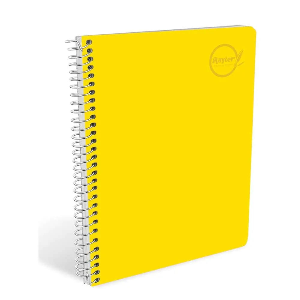 Cuaderno Espiral Sencillo Francés Cuadro Chico c/100 Hojas Rayter (Color No Seleccionable) | CEI-0301-2