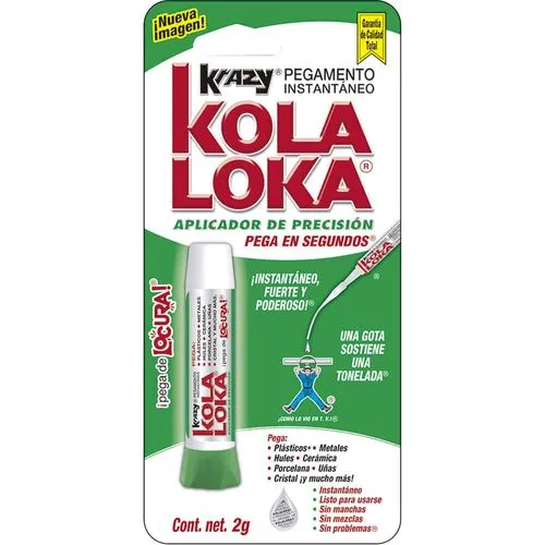 Pegamento Instantáneo Krazy Kolaloka Tubo 2gr | CEI-0298