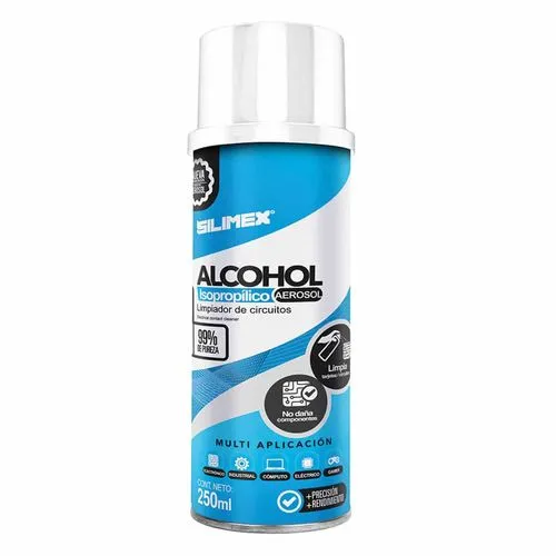 Alcohol Isopropílico en Aerosol Silimex c/250 ml | CEI-0303