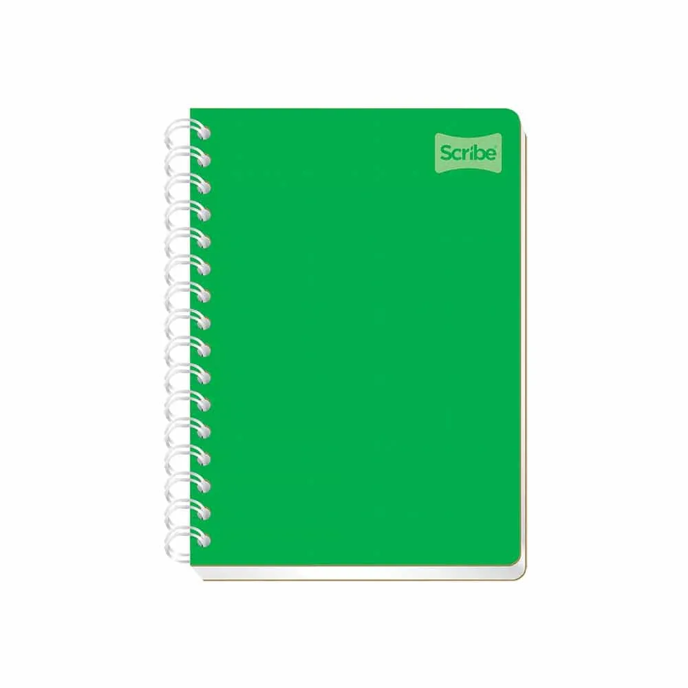 Cuaderno Espiral Doble Francés Cuadro Grande c/100 Hojas Scribe Polycover (Color No Seleccionable) | CEI-0360-2