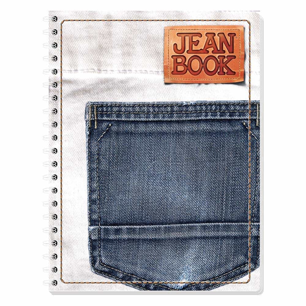 Cuaderno Espiral Doble Profesional Cuadro Grande c/200 Hojas Jean Book (Diseño No Seleccionable) | CEI-0565-2