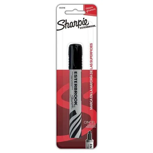 Marcador Permanente Sharpie Esterbrook Grueso Negro | CEI-0161-1