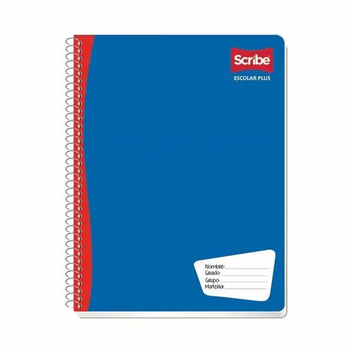 Cuaderno Profesional Cuadro Grande Espiral Sencillo c/100 Hojas Scribe | CEI-0417-1