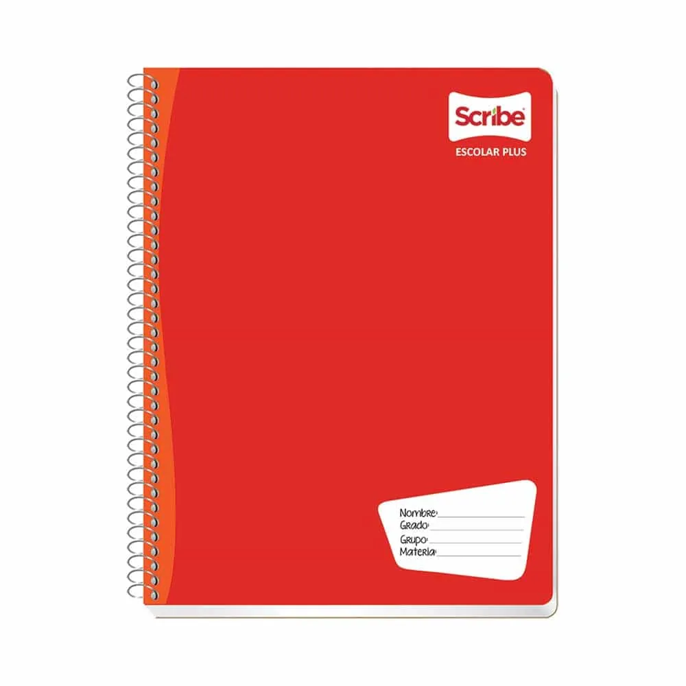 Cuaderno Profesional Cuadro Chico Espiral Sencillo c/100 Hojas Scribe (Color no seleccionable) | CEI-0417-2