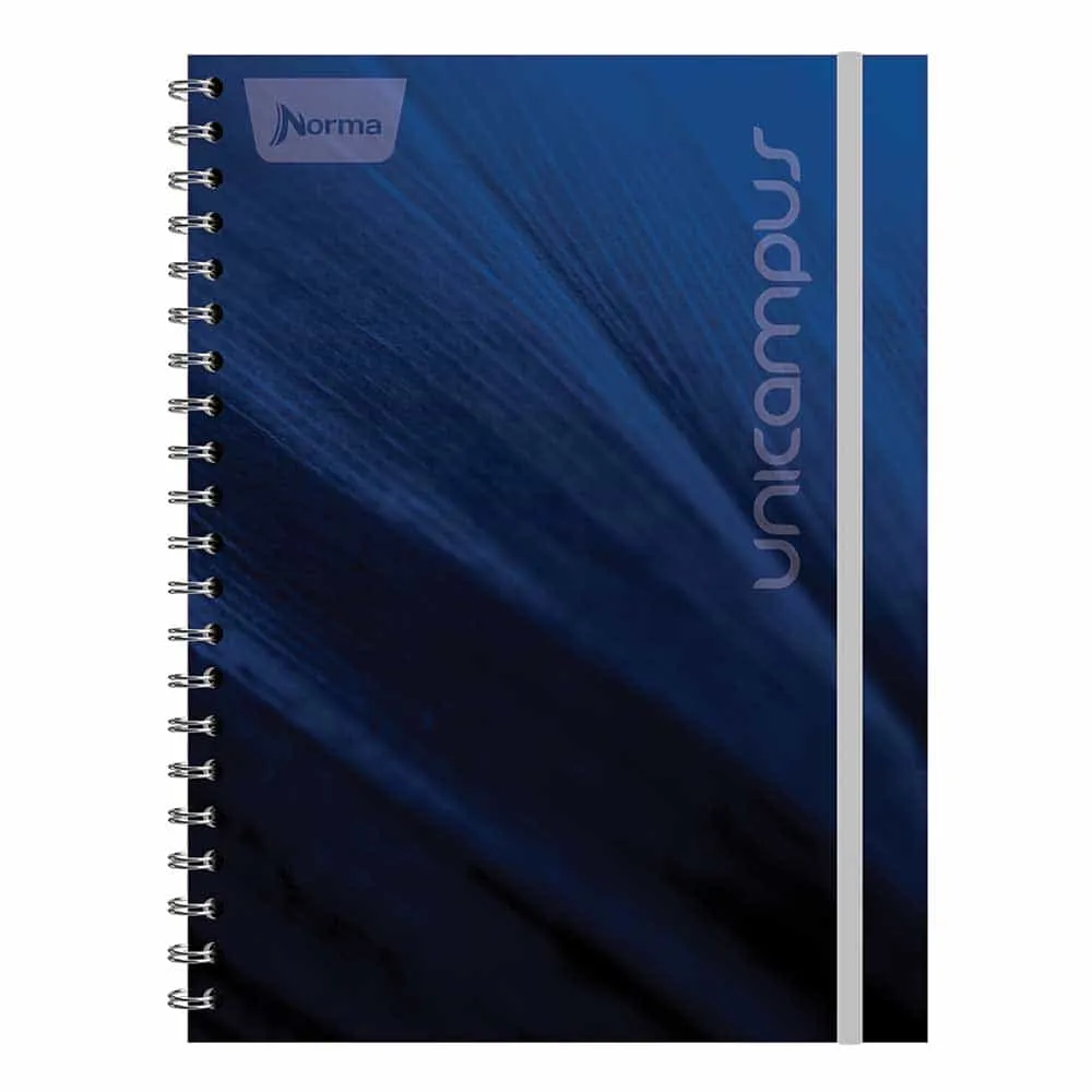 Cuaderno Profesional Cuadro Grande Espiral Doble c/160 Hojas Norma Unicampus (Color No Seleccionable) | CEI-0564-2